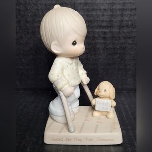1987 Precious Moments Figurine Blessed Are They That Overcome # 115479